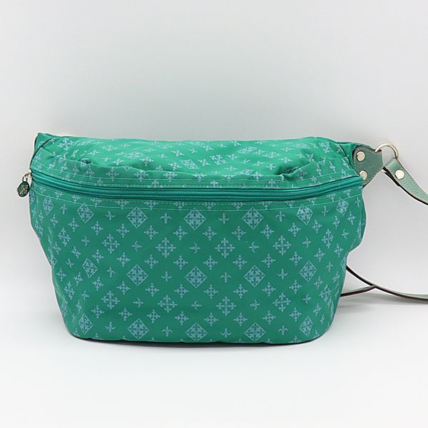 【美品】ラシット ダークグリーン キャンバス ショルダーバッグ セール】 ＜KiU＞ダブルメッシュドローストリングショルダー