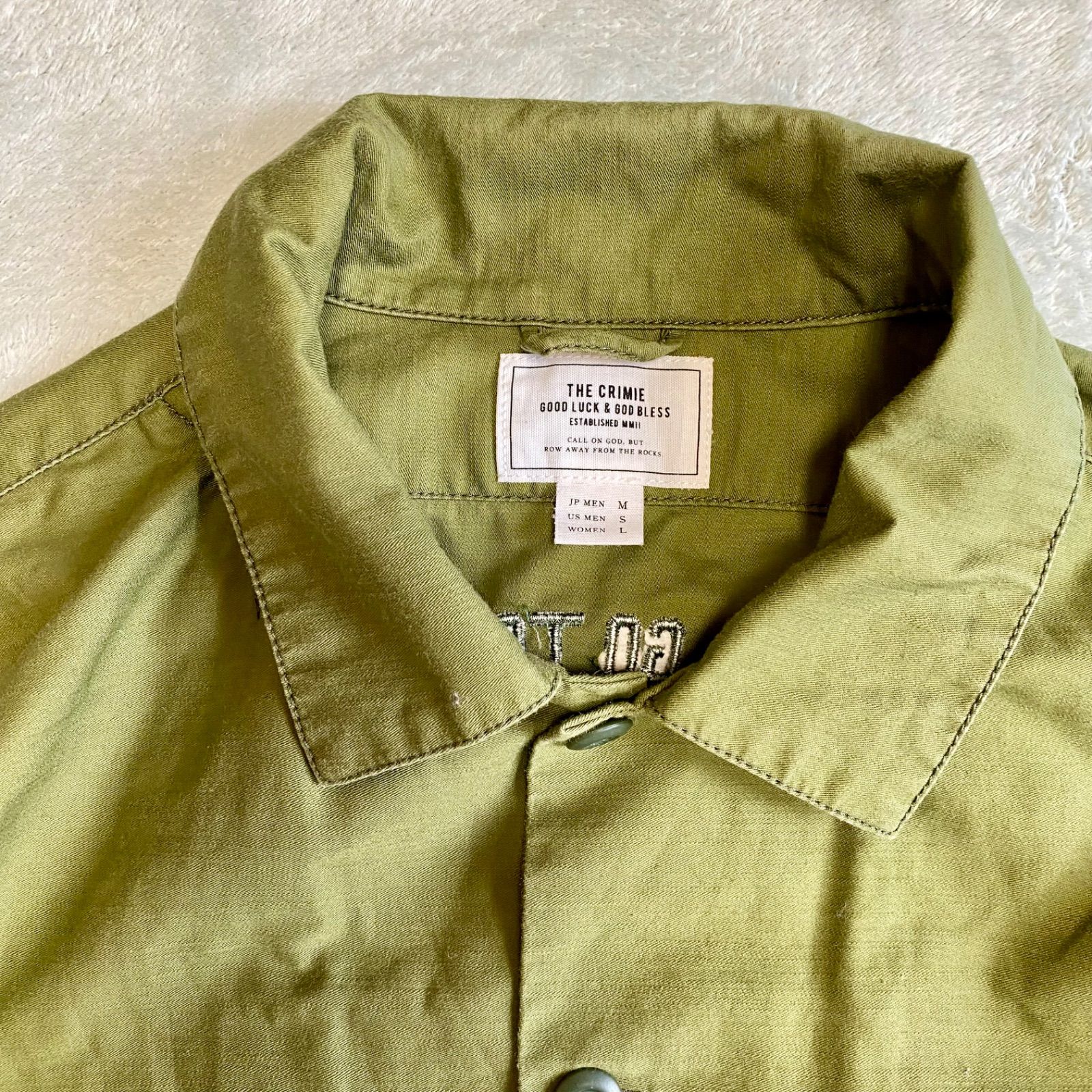 THE CRIMIE】クライミー マリア刺繍 スーベニアシャツ