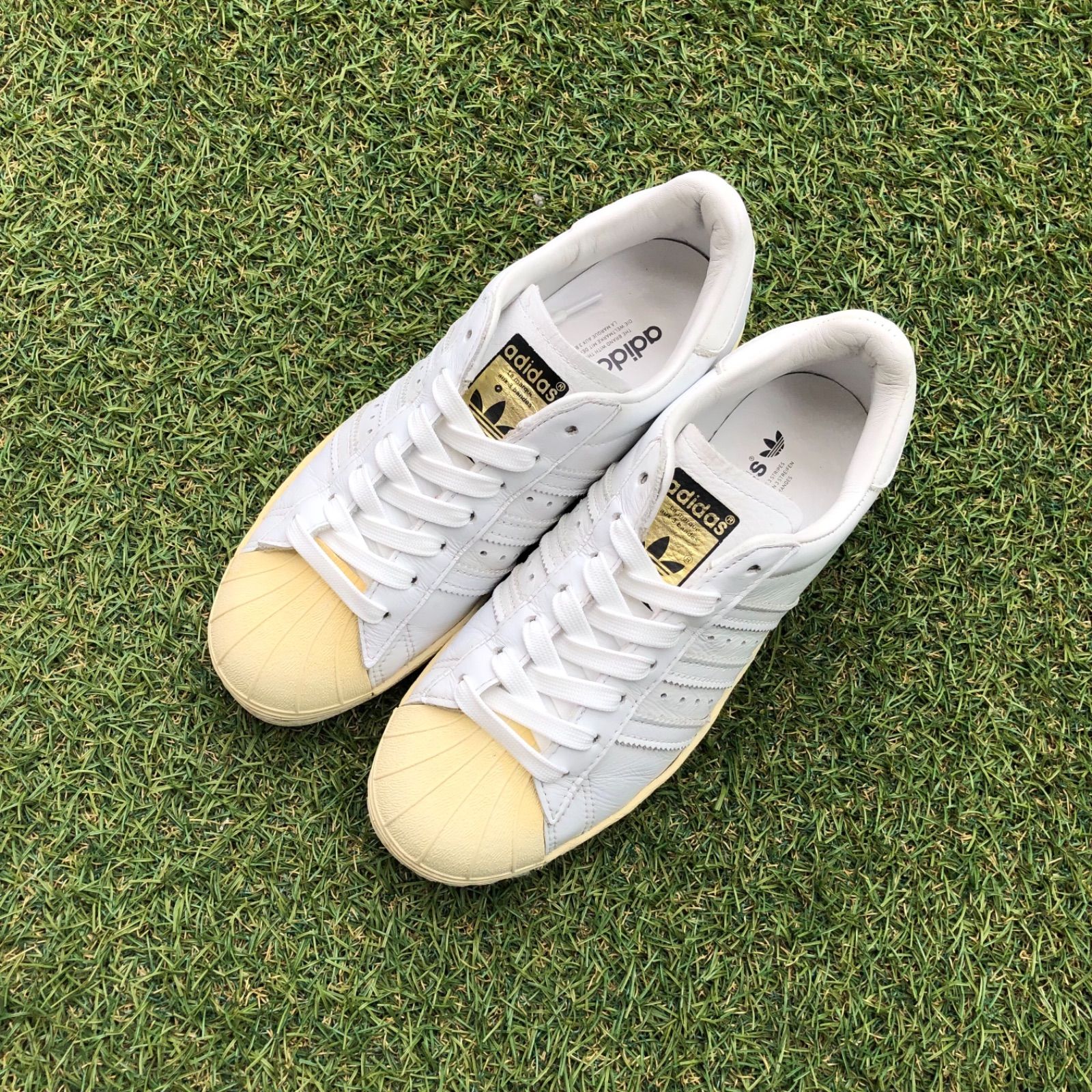 超ポイントアップ祭 美品22.5 adidasスーパースター80s VIN DLXアディダスF925 靴