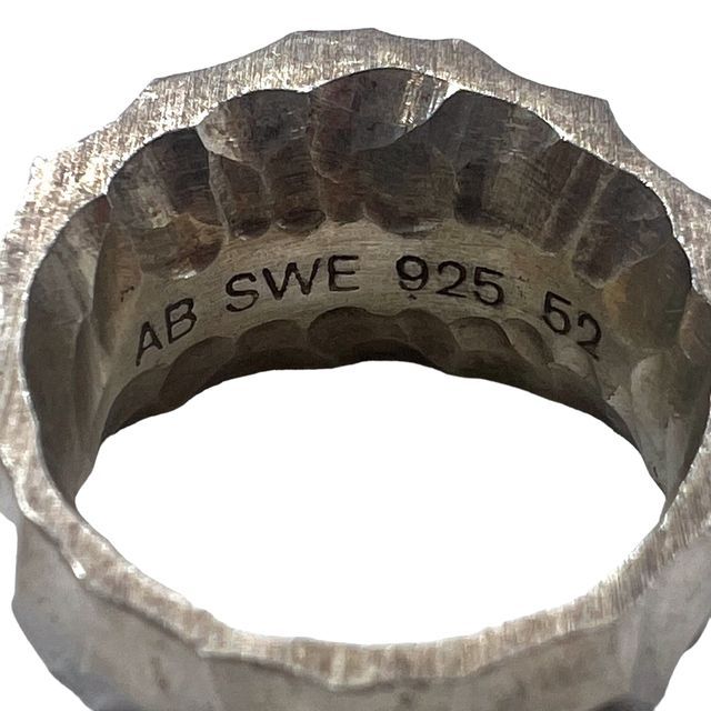 ALL BLUES シルバー リング 指輪 12号 CARVED SILVER TIRE RING NARROW 