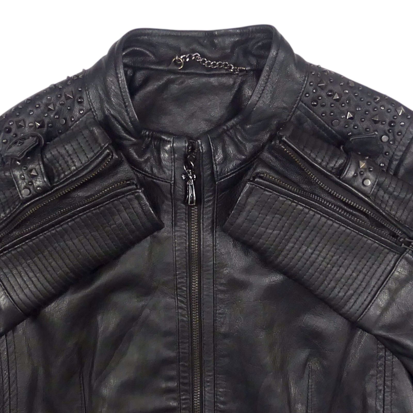 ハーレーダビットソンブラックレザーシングルライダースジャケットMサイズ Harley Davidson ハーレーダビッドソン レザージャケット