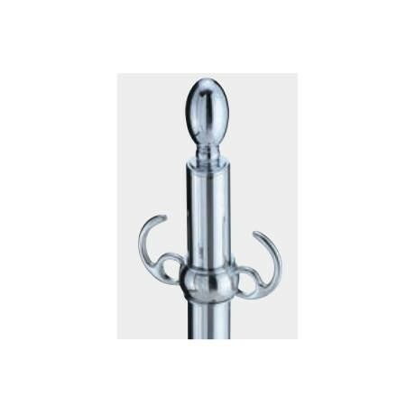 シロクマ フロアパーティションポール クローム 鏡面 FPP-1208 MARWIL-DEMENAGEMENTS_CH