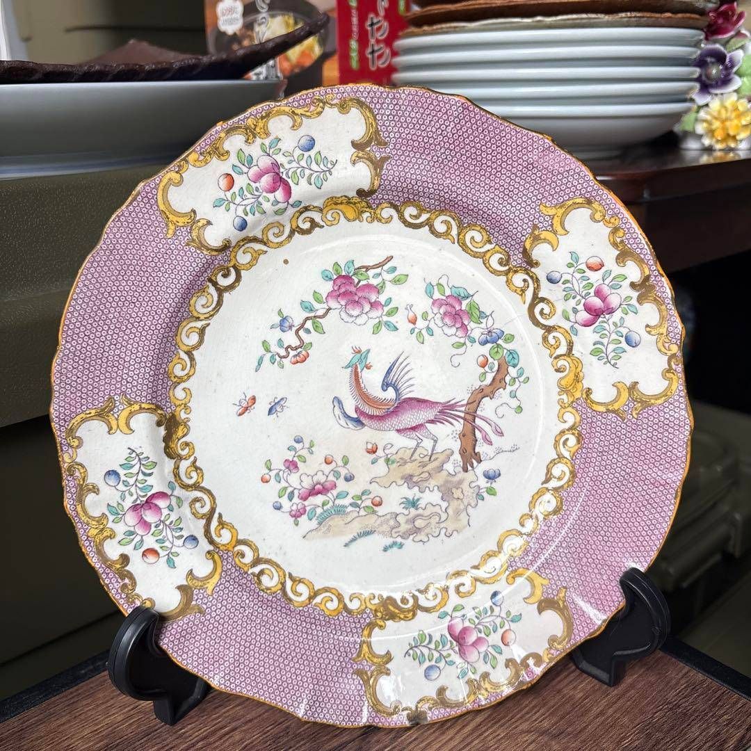 MINTON 1898-1938 サルグミンヌ 飾り皿 フランスアンティーク MINTON 1898-1938 サルグミンヌ 飾り皿 フランスアンティーク - メルカリ