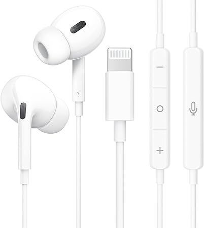 イヤホン【MFi認証品】有線「2024極上の新設計」iphone 純正 HiFi音質 通話可能 イヤホンマイク 快適な装着感 人間工学 絡み防止 有線 遅延なし 重低音 マイク付き 騒音低減 ハンズフリー通話 リ