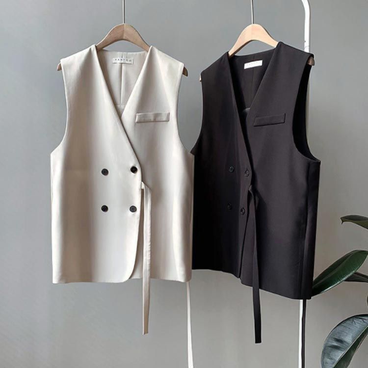 極美品◼️CFCL ロングベスト　ジレ　ブラック　サイズ1 完売 COS | ジレ ブラック レディース | YOOX