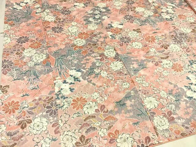 平和屋着物○上質な紬 絞り 辻が花 正絹 逸品 CAAS8752vf