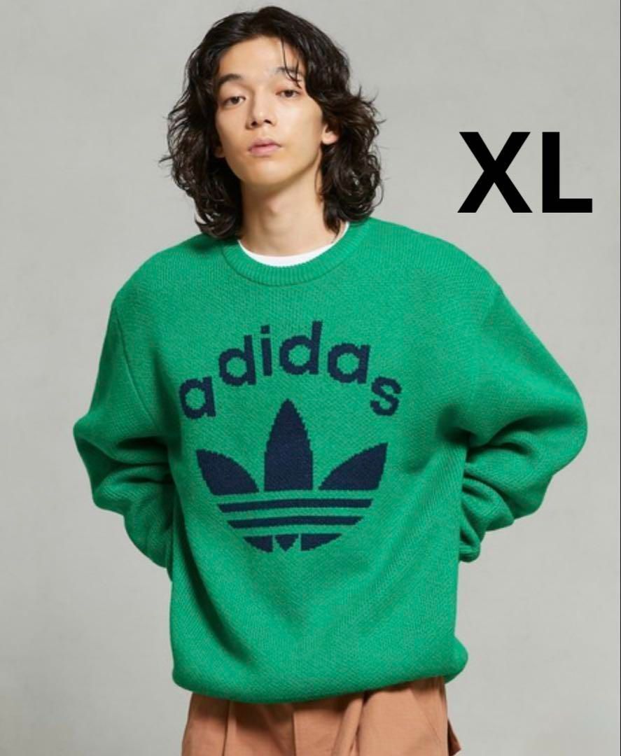 adidas アディダス オリジナルス 70S クルーネックセーター グリーン アディダス オリジナルス 70S クルーネックセーター グリーン
