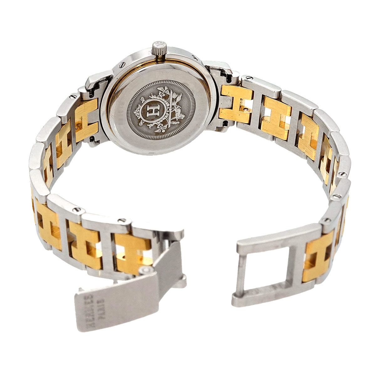 エルメス HERMES クリッパー コンビ CL3 240 ヴィンテージ レディース