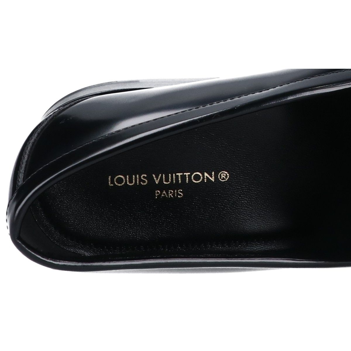 LOUIS VUITTON ルイ ヴィトン 新品同様 モカシン チェーンデザイン