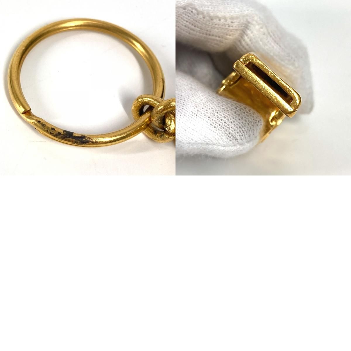 CHANEL シャネル キーホルダー CC ココマーク ホイッスル 笛 メタル