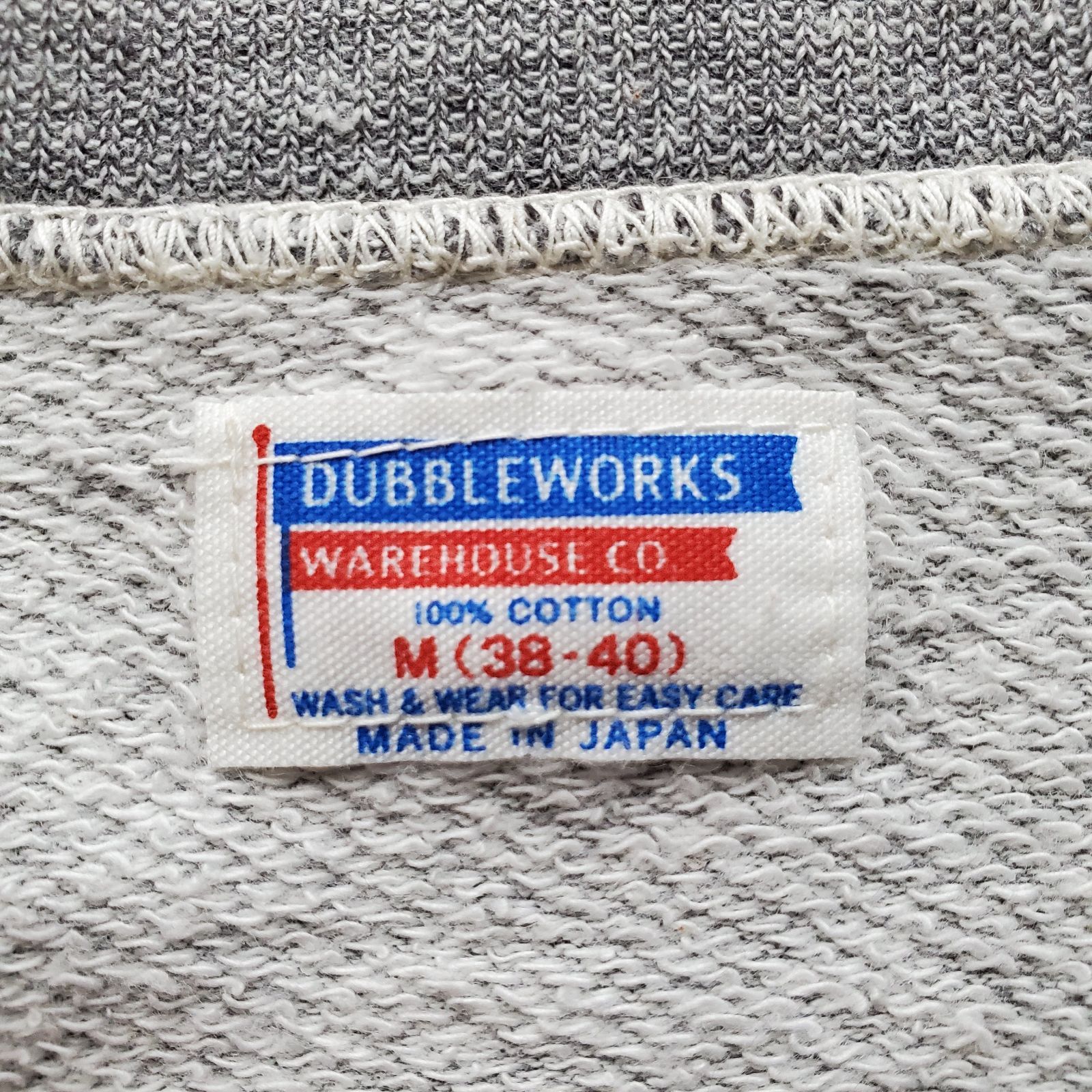 ダブルワークス ベートーベン スウェット 霜グレー S ウェアハウス DUBBLE WORKS ダブルワークス□美品 BEETHOVEN 染み込み
