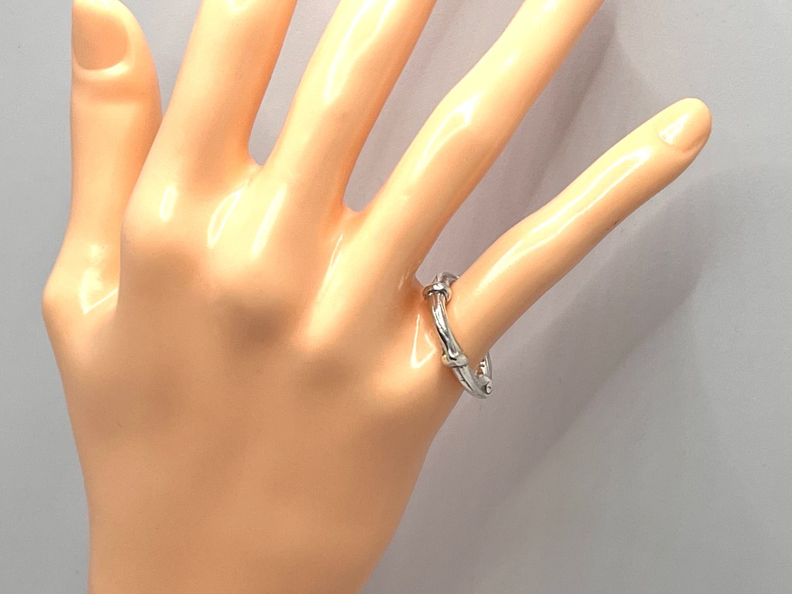 美品】オールドティファニー バンブーリング 6.5〜7号 美品】オールド