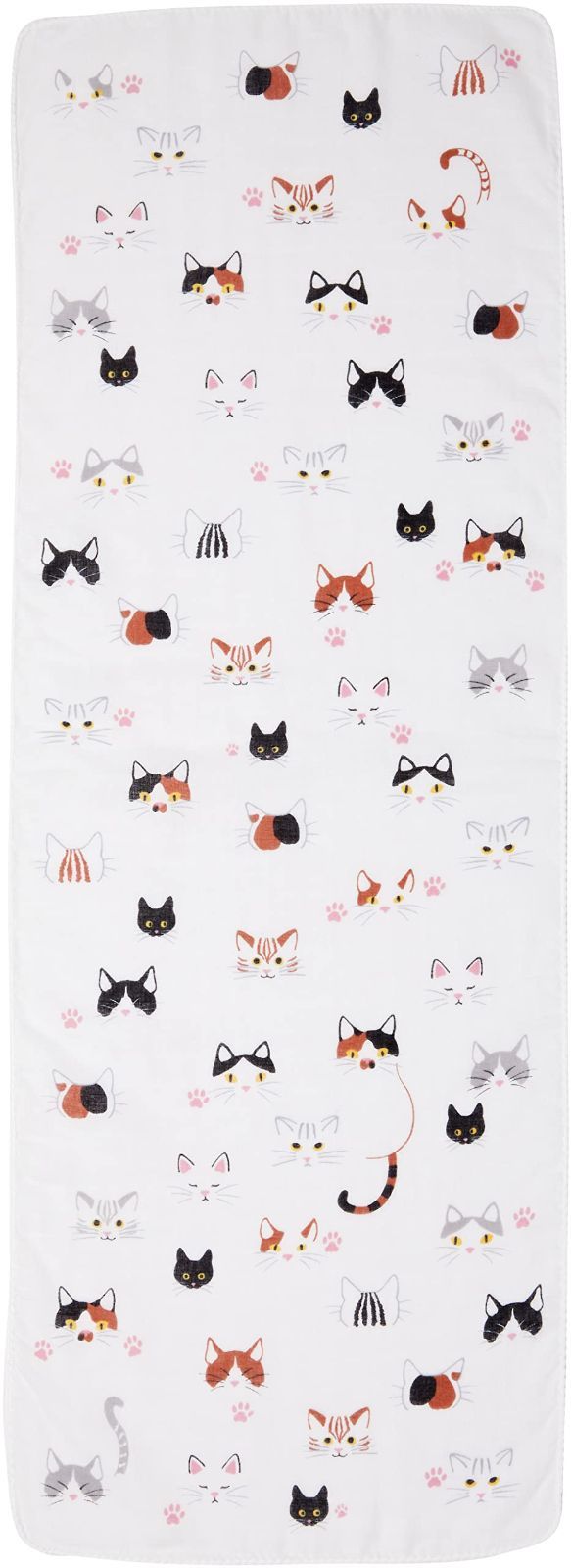 数量 ふくこい ふんわり二重ガーゼ手拭い 福ねこ 約