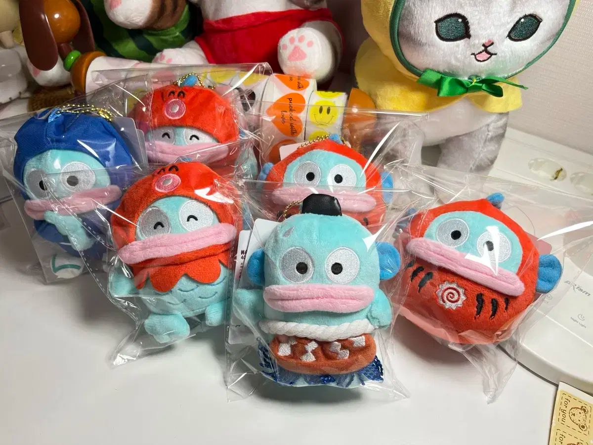 ハンギョドン 40 記念日 記念 人形 キーリング キーホルダー だるま 忍者