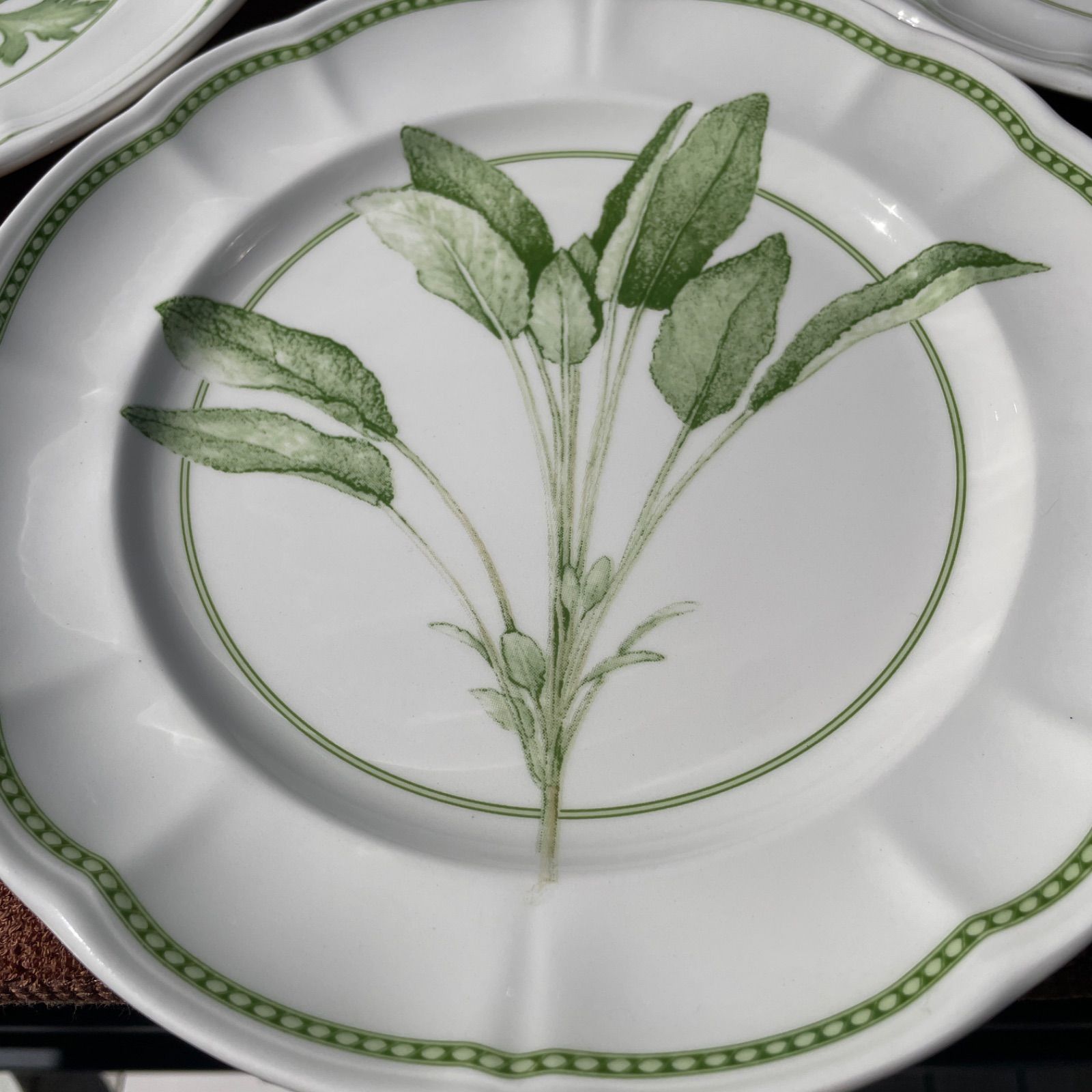  リチャードジノリ ハーブ プレート皿 21 5 2 皿 食器