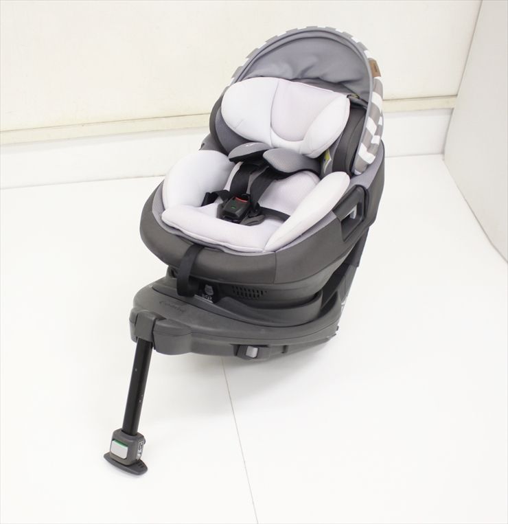 Combi The S Air ISOFIX エッグショック ストライプグレー②
