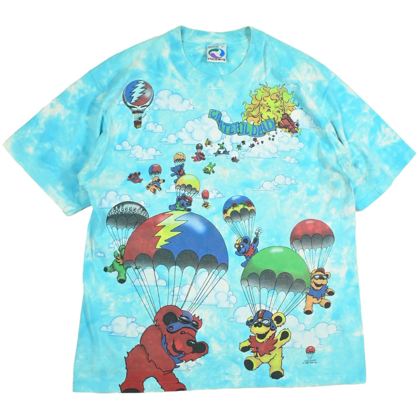 90s Grateful Dead ロックTシャツ LIQUID BLUE - メルカリ