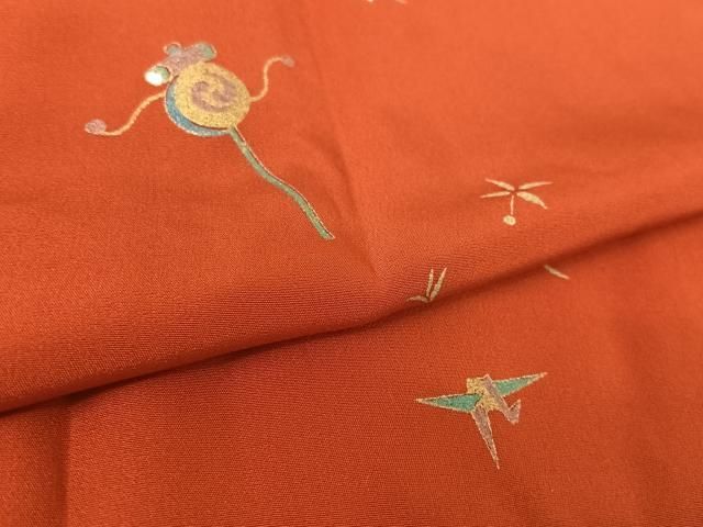 平和屋着物○長襦袢 無双仕立て 舞桜地紋 暈し染め やまと誂製