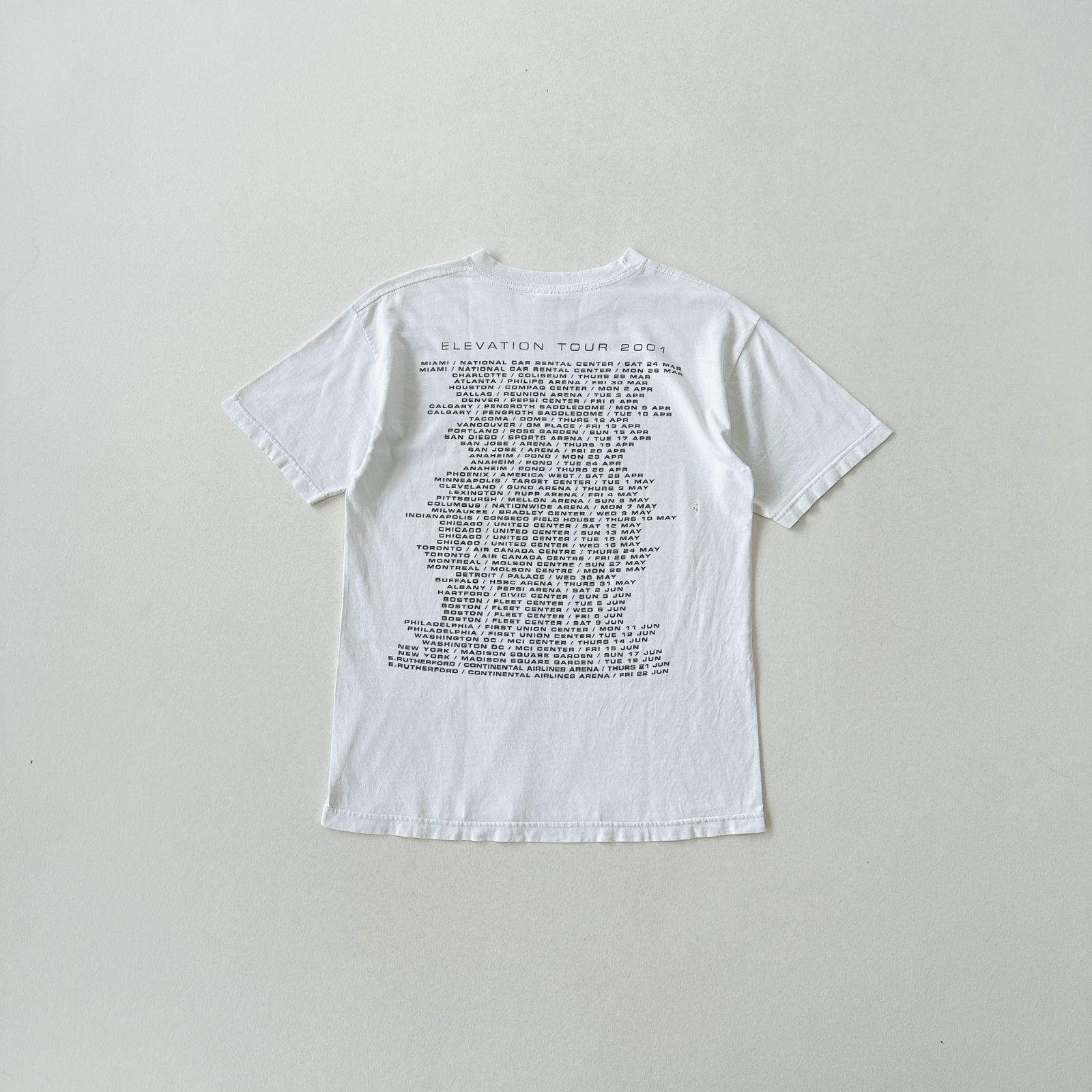 U2 elevation tour Tシャツ Mサイズ(少し大きめです) 古着 00s USA製 U2 「Elevation Tour」 ツアー ロック バンド T