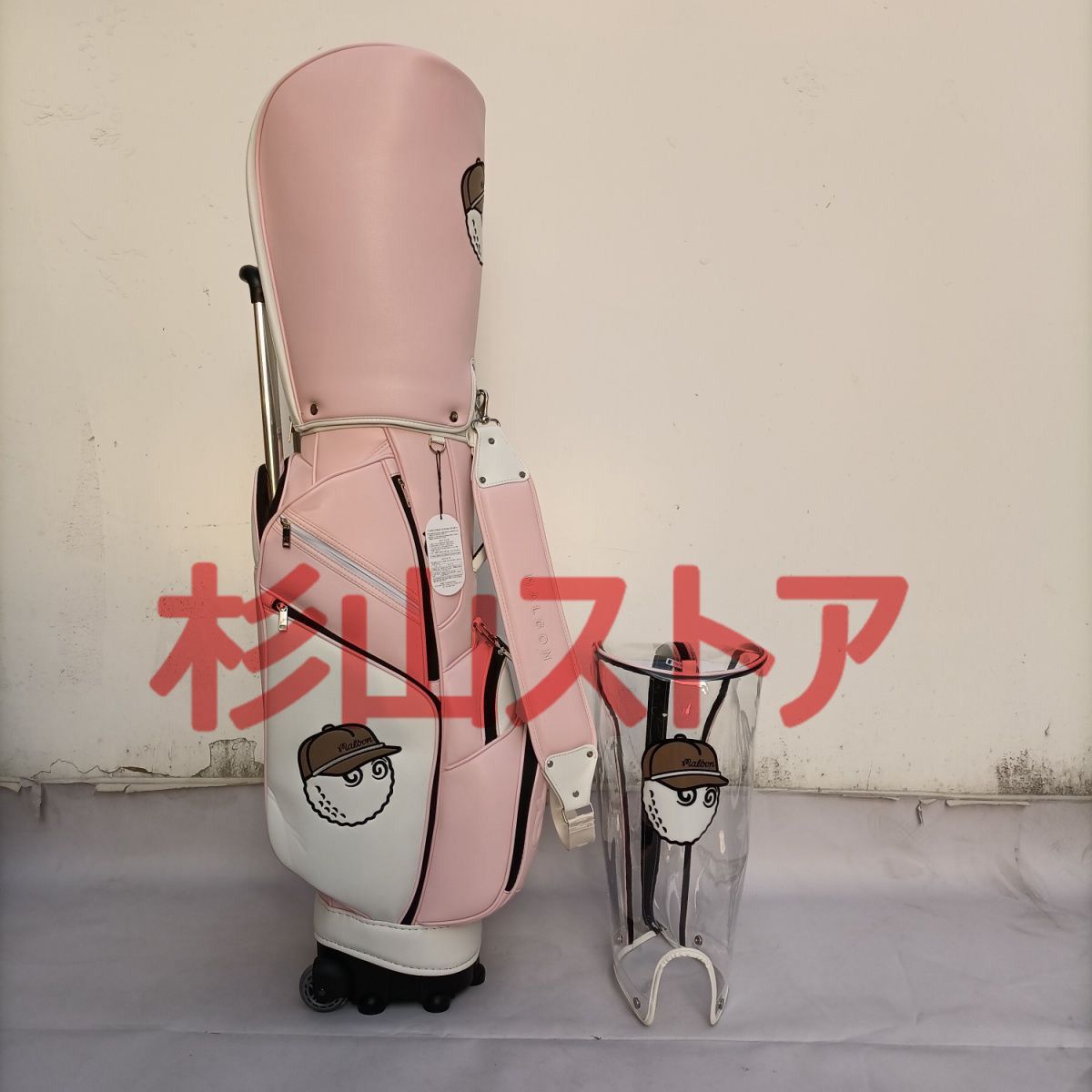 MALBON ゴルフキャリーバッグ 軽量防水ローラー付き ☪ MALBON ゴルフキャリーバッグ 軽量防水ローラー付き
