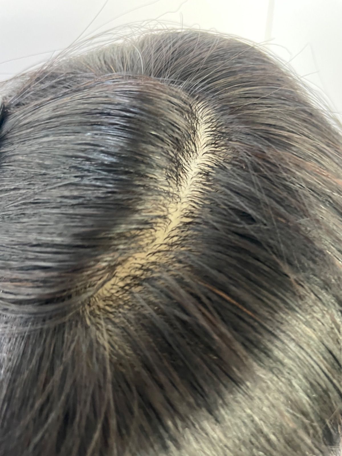 部分ウィッグヘアピース頭頂部ウィッグ前髪ウィッグ総手植え引き抜き製法つむじ隠しボリュームアップI型つむじ