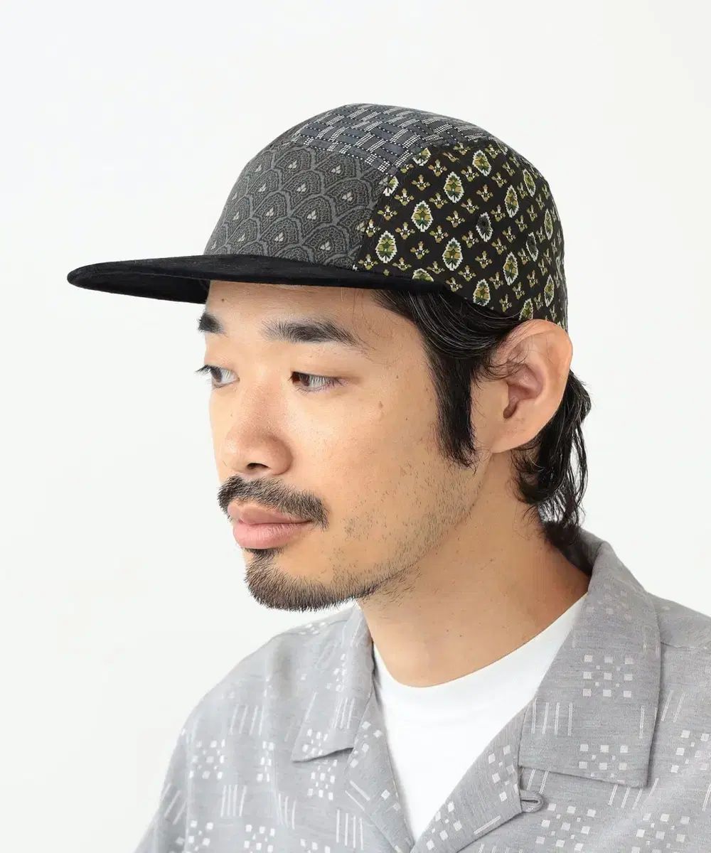 ビームスプラス 5 パネル マルチ キャンプキャップ ブラック