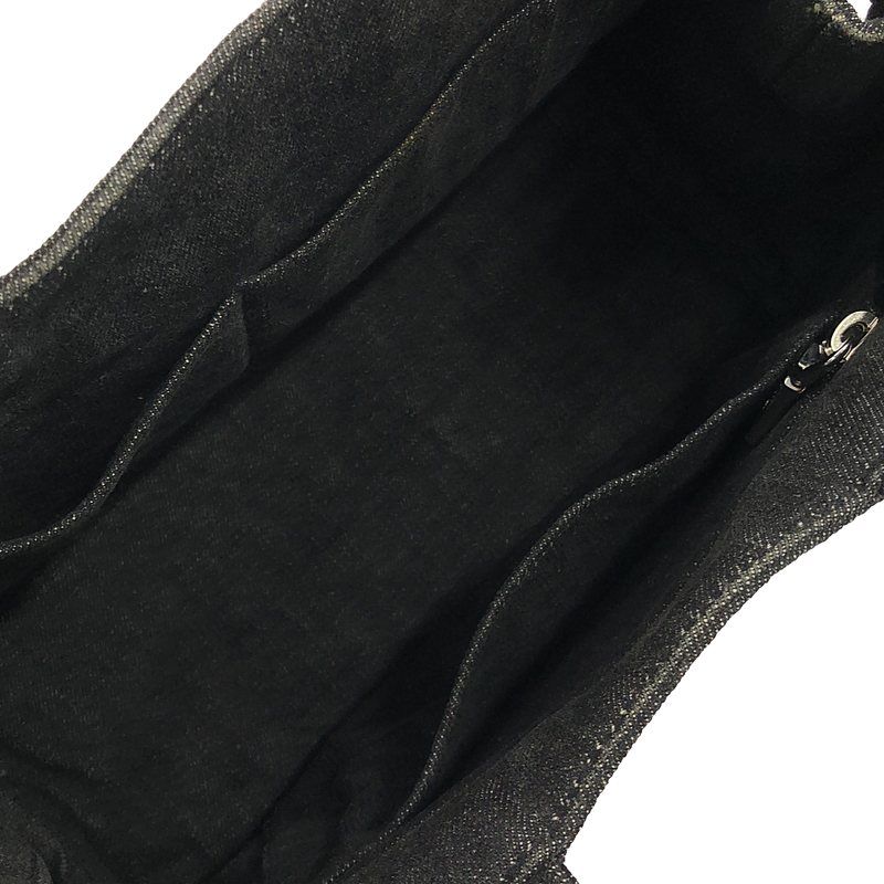 PRADA / プラダ | 2way ショルダー付き カナパ ビジュー 装飾 スタッズ