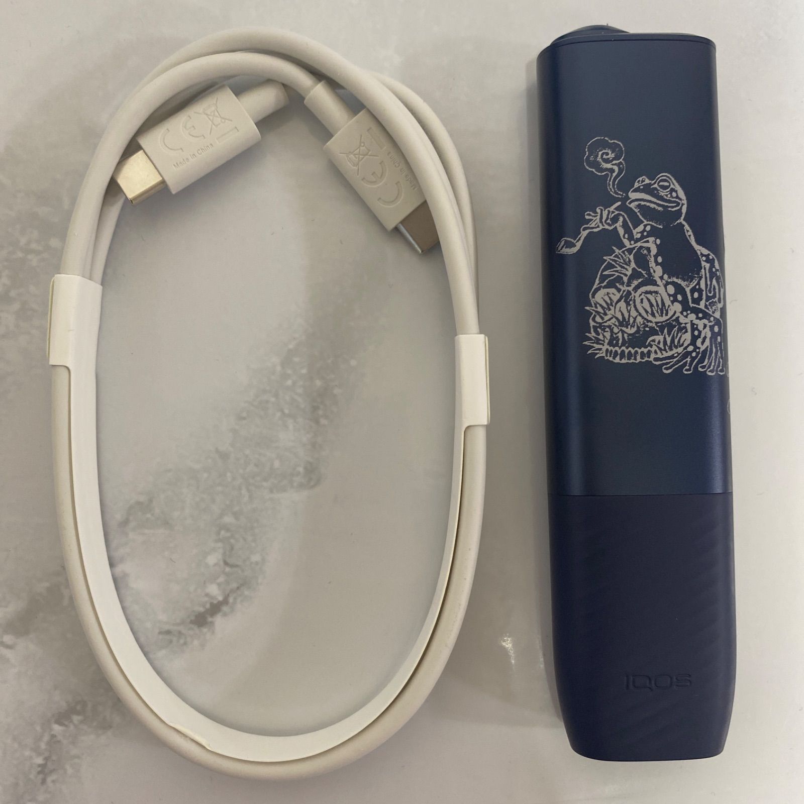 カエル ドクロ デザイン レーザー加工 iQOS ILUMA i ONE