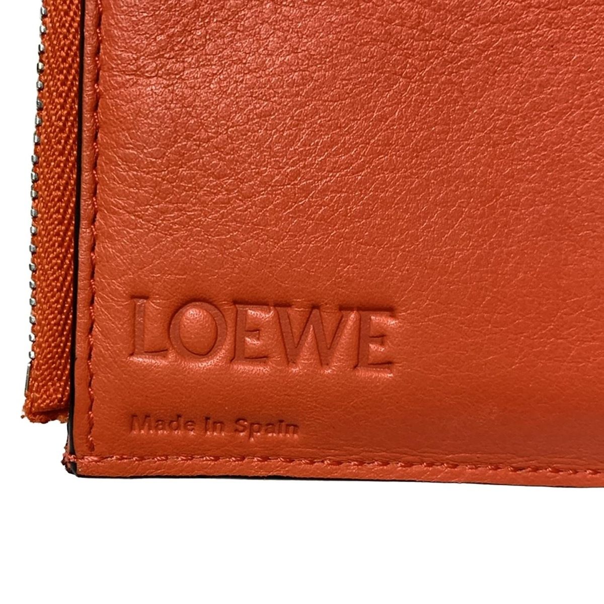 LOEWE(ロエベ) 3つ折り財布 リピート ピンク 型押し加工 レザー - メルカリ