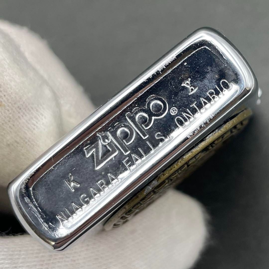 Zippo カナダONTARIO製 USAアメリカ合衆国メタル貼り 1994年製 Zippo カナダONTARIO製 USAアメリカ合衆国メタル貼り 1994年製