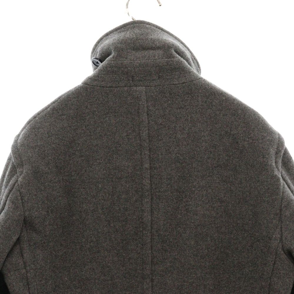 BURBERRY LONDON ウールピーコート グレー 最新 BURBERRY LONDON