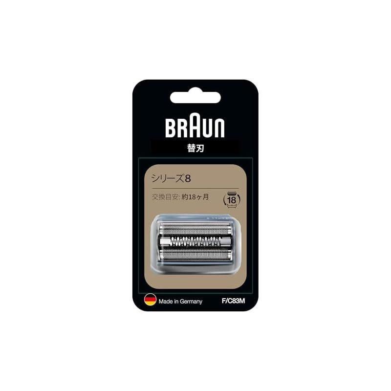 ブラウン メンズ電気シェーバー シリーズ8 替刃 F C83M シリーズ8 シルバー F C83M 1