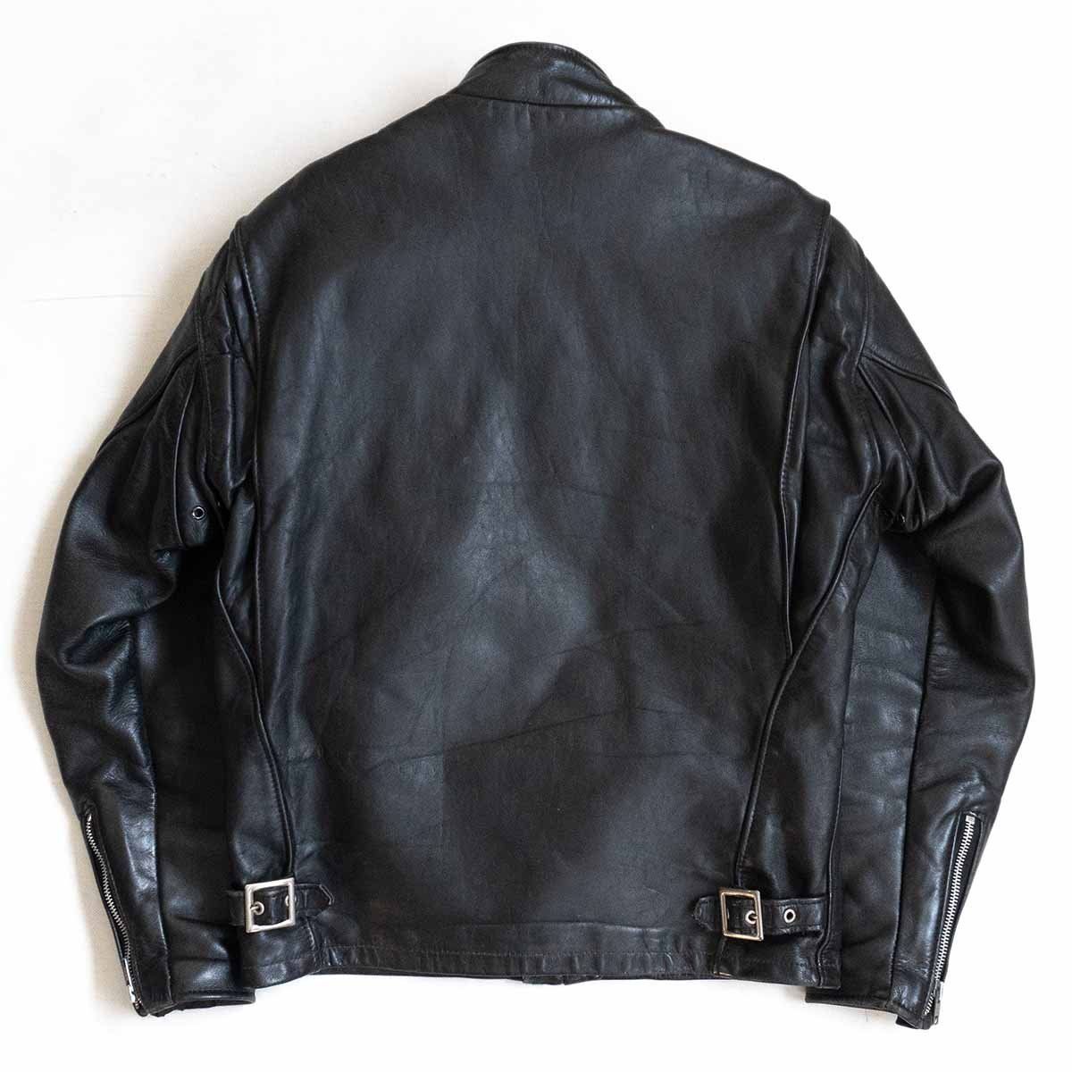 美品/L ショット 641 シングル ライダースジャケット ボアライナー 38 雰囲気抜群】SCHOTT【641/シングルライダースジャケット】38