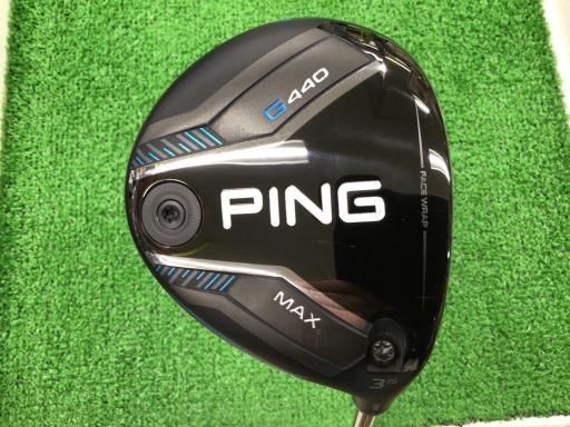ピン G440 MAX 3W フェアウェイウッド FW PING TOUR 2.0 CHROME 65 FW フレックスS メンズ 男性用 右利き 右用 Bランク ゴルフクラブ