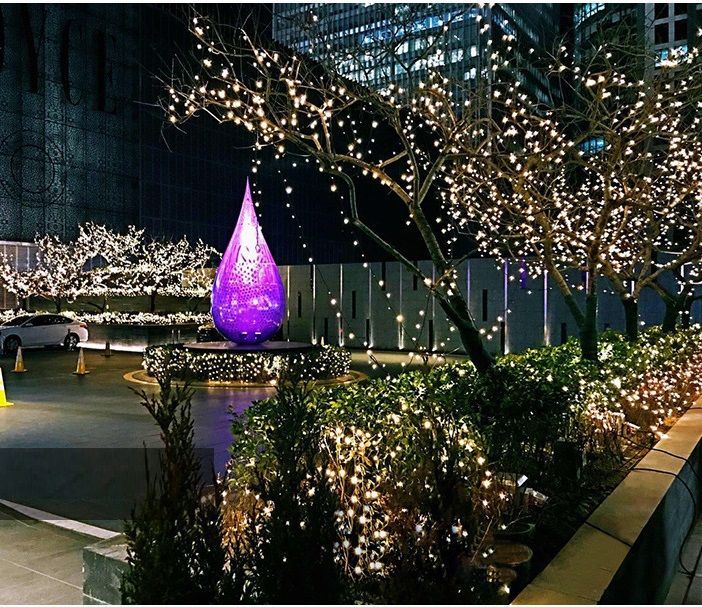 8種の点灯パターン搭載 ソーラー イルミネーションライトLED 【シャンパンゴールド 52m 500球】防水 庭灯 照明 屋外 装飾 8種の点灯パターン搭載 ソーラー イルミネーションライトLED