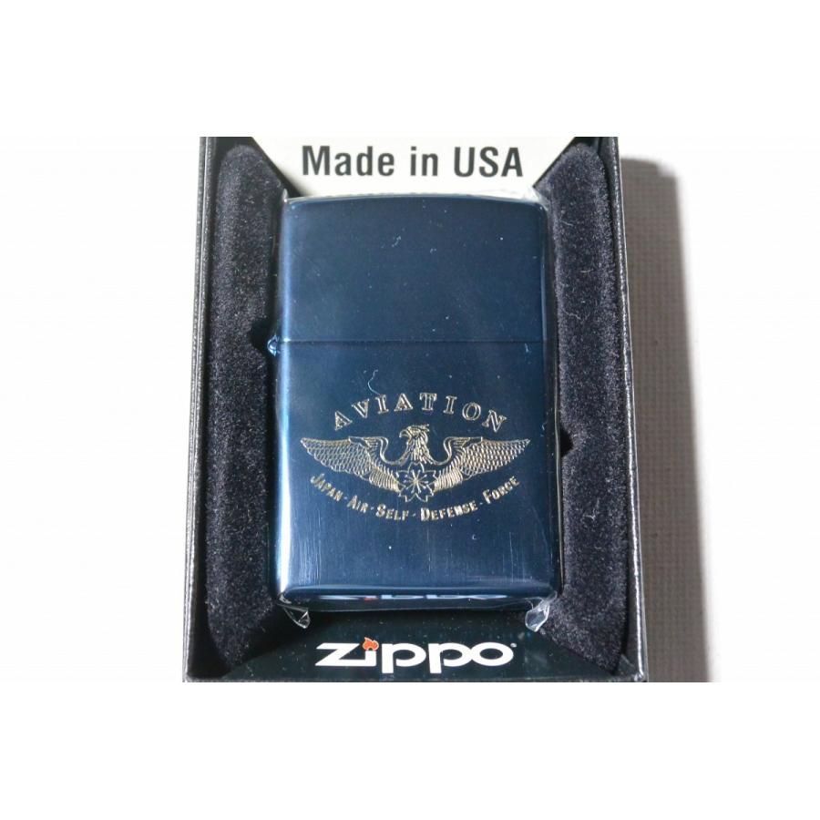 zippo】 ジッポーライター 航空自衛隊（JASDF） パイロットマーク ブルーメタリック ゴールドロゴ（未使用・限定品） - メルカリ