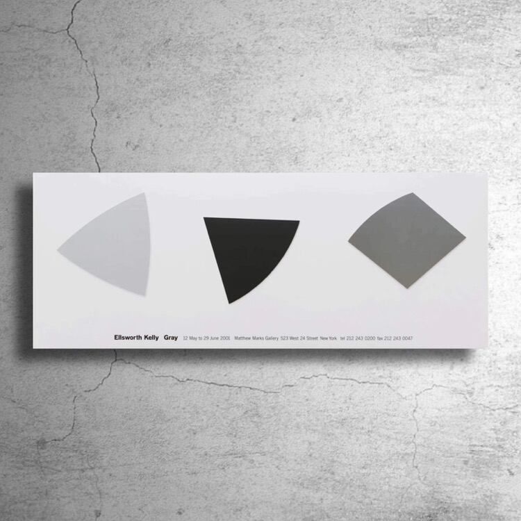 画家『エルズワース・ケリー』アメリカ現代美術館ポスター Orang et