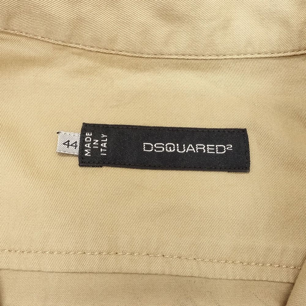 正規品DSQUARED2動物イラスト 半袖シャツ ベージュ 正規品DSQUARED2動物イラスト 半袖シャツ ベージュ 正規品