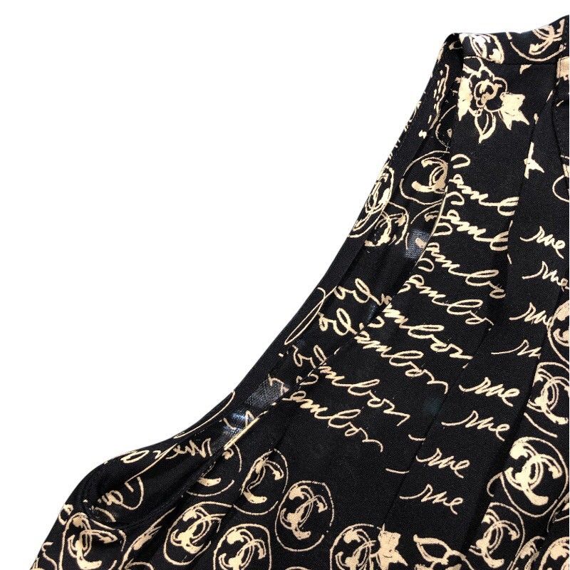 【未使用級】CHANEL シャネル ノースリーブトップス シャネル CHANEL ノースリーブトップス P27774 シルク