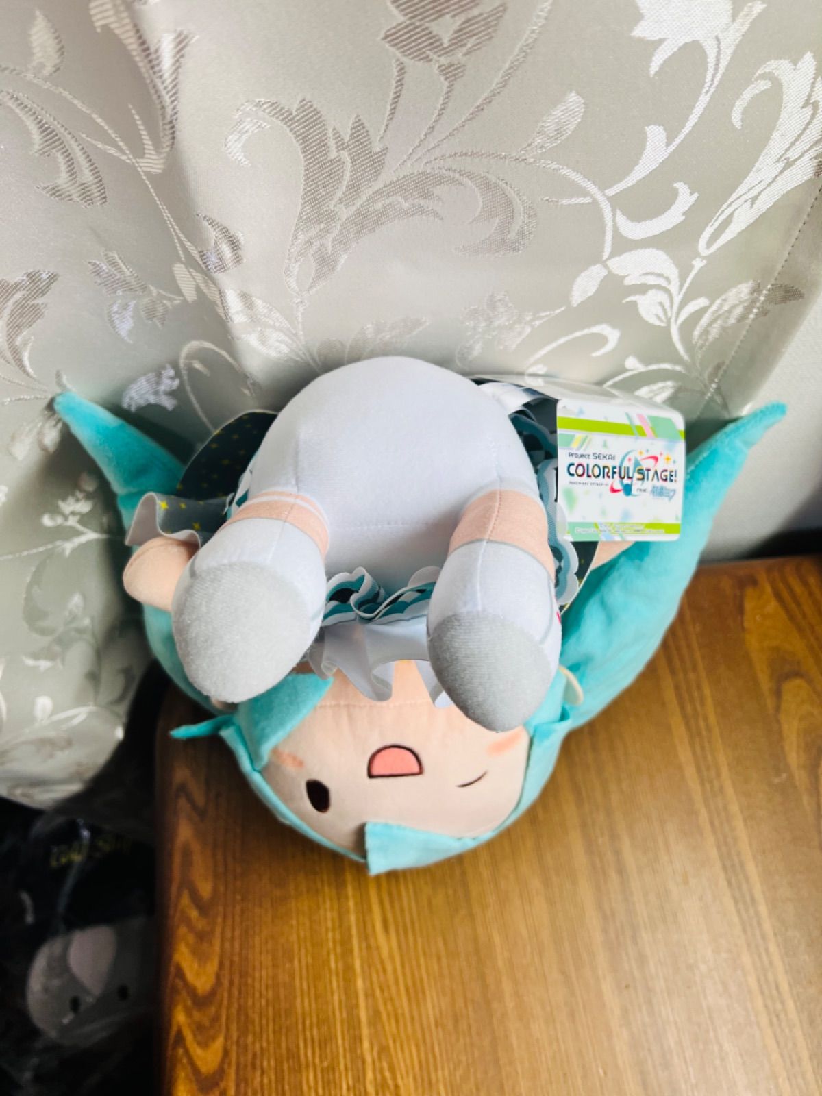新品　プロセカ　スペシャルふわふわぬいぐるみ　ステージのセカイの初音ミク プロセカ 初音ミク スペシャルふわふわぬいぐるみ 誰もいない