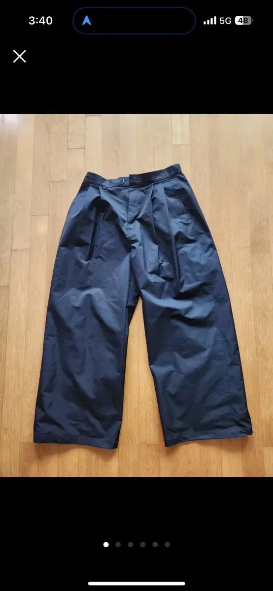 AMOMENTO アモーメント ウインター ワイド パンツ L
