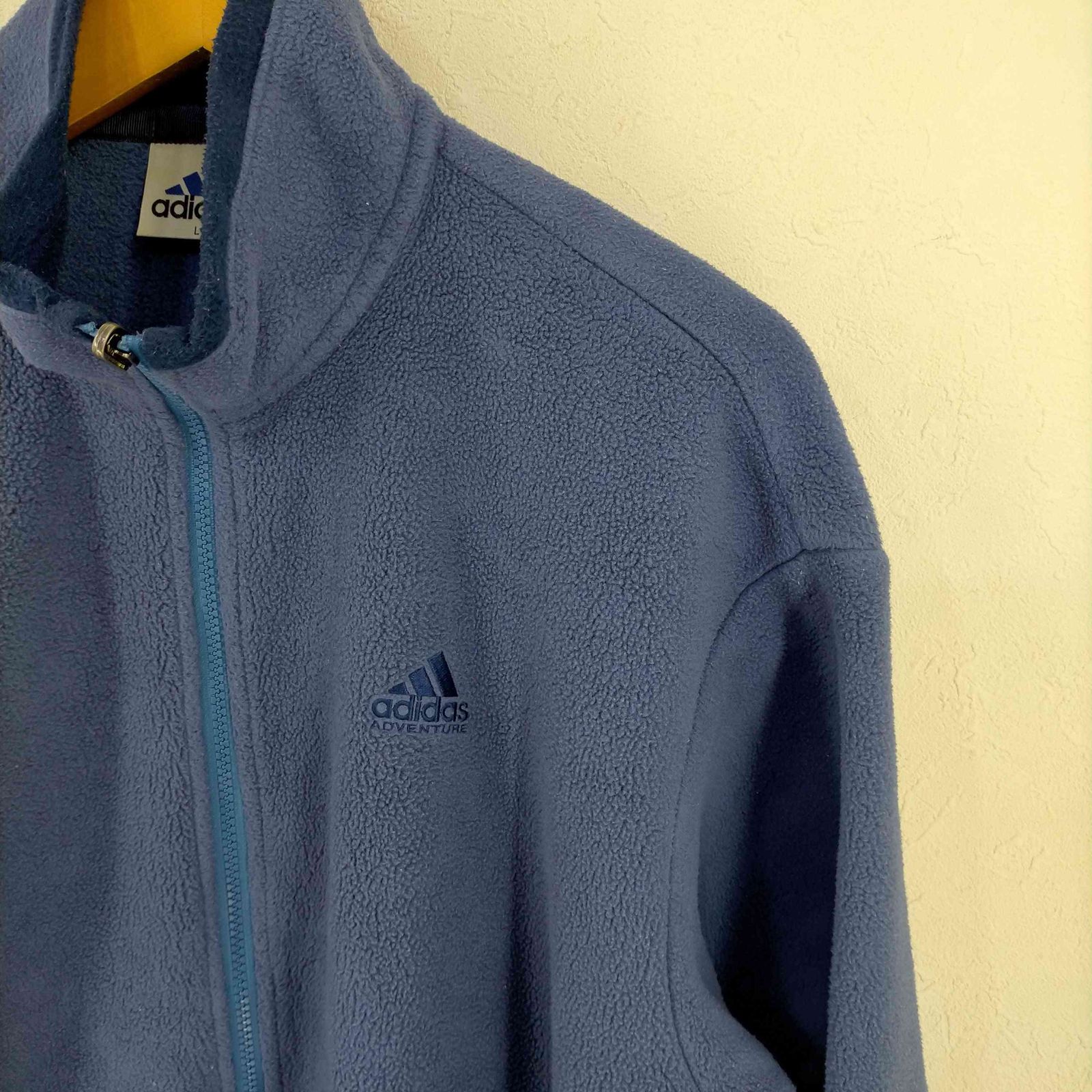 adidas アディダス アドベンチャー  フリース デサント 日本製 サイズL 希少古着adidas ADVENTURE 90s 日本製 デサント製フリース