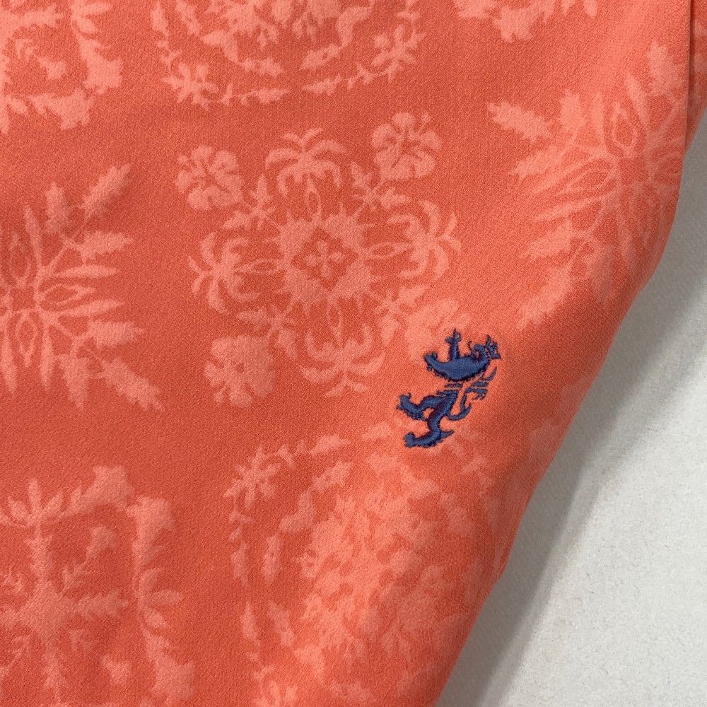 サイズ：S ADMIRAL アドミラル キュロットパンツ 総柄 オレンジ系