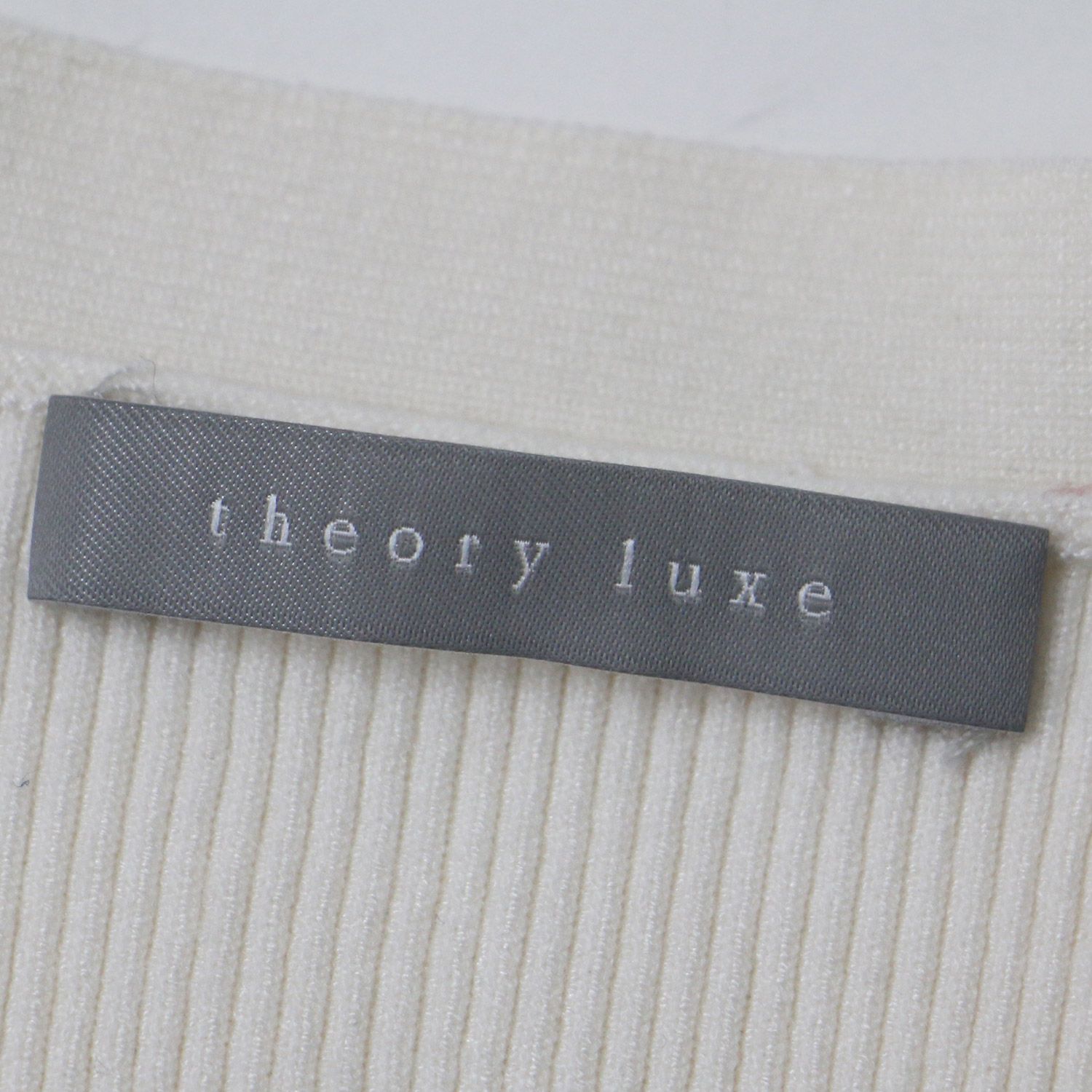 美品 theory luxe セオリーリュクス ニット カーディガン ホワイト 白