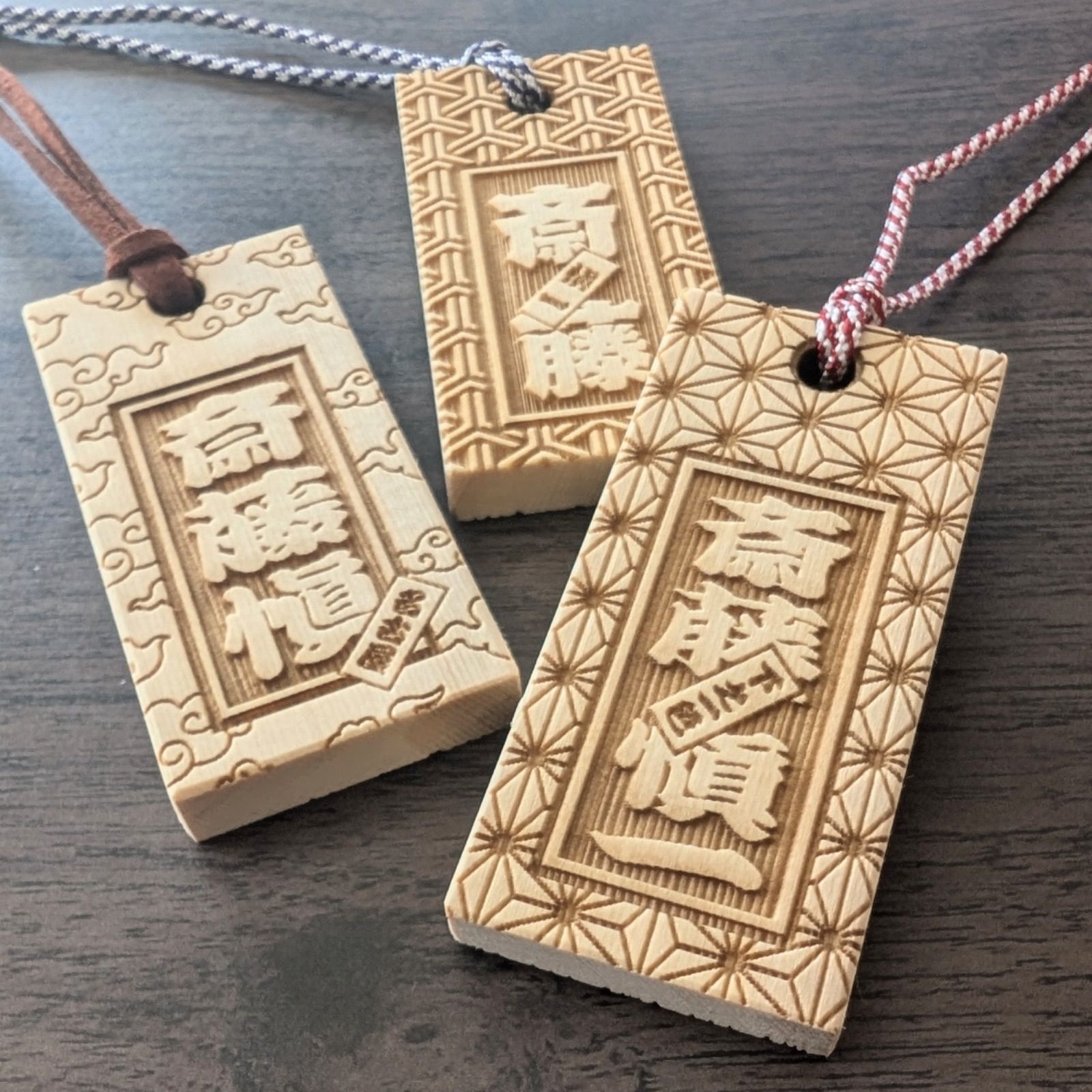 【オーダーメイド】木札　祭り札　喧嘩札　千社札　両面彫刻　オリジナル　祭