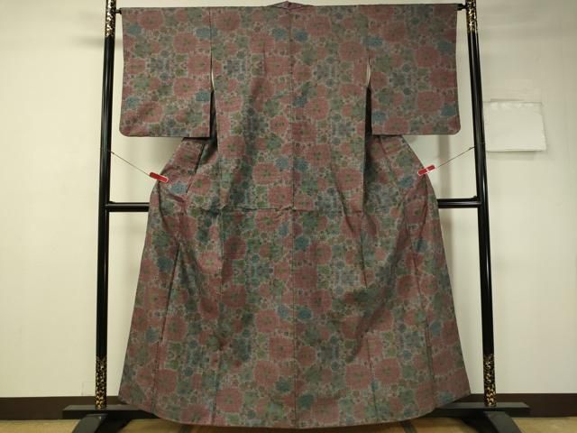 平和屋着物●本場大島紬　7マルキ　舞花文　正絹　逸品　CAAT7546vp 平和屋着物○本場大島紬 7マルキ 舞花文 正絹 逸品 CAAT7546vp - メルカリ