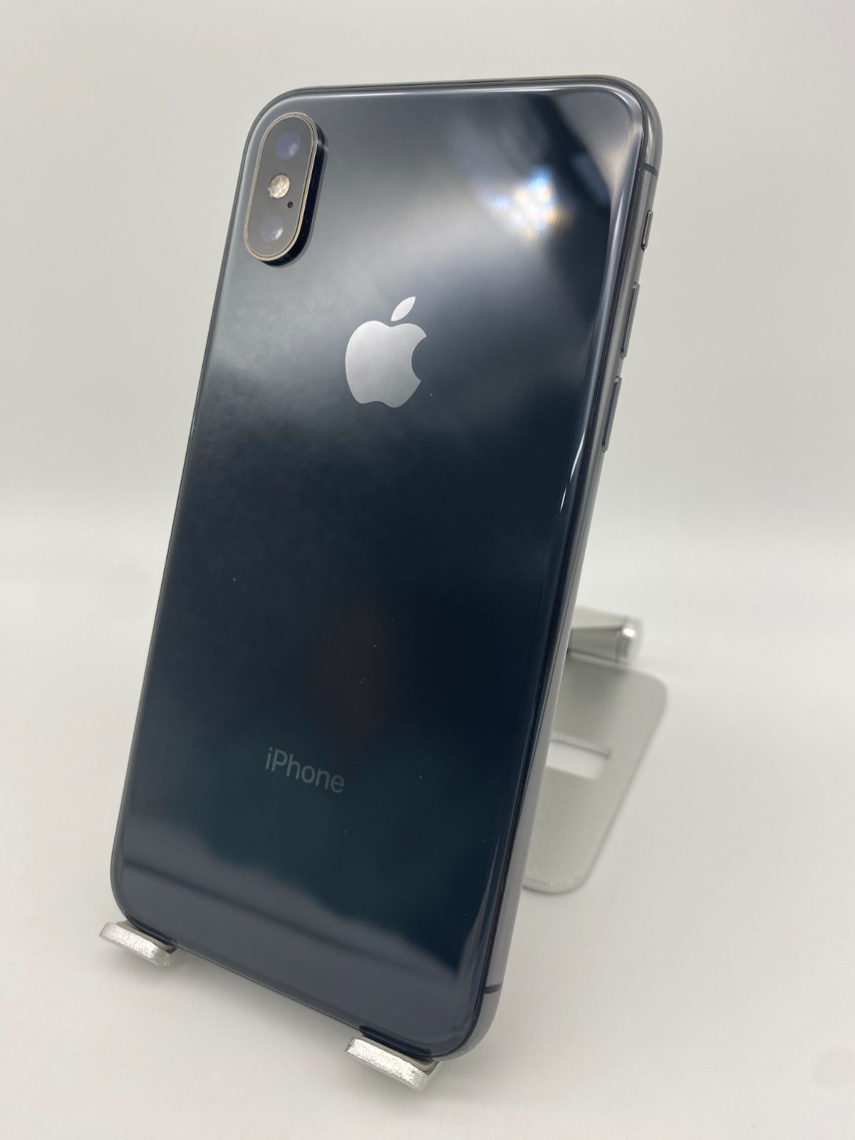 062 iPhoneXS 512Gスペースグレイ/新品純正バッテリー/シムフリー iPhoneXS 512GB スペースグレイ/新品純正バッテリー100