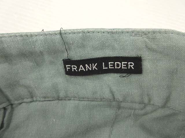フランクリーダー FRANK LEDER リネン 2タック ワイドパンツ S