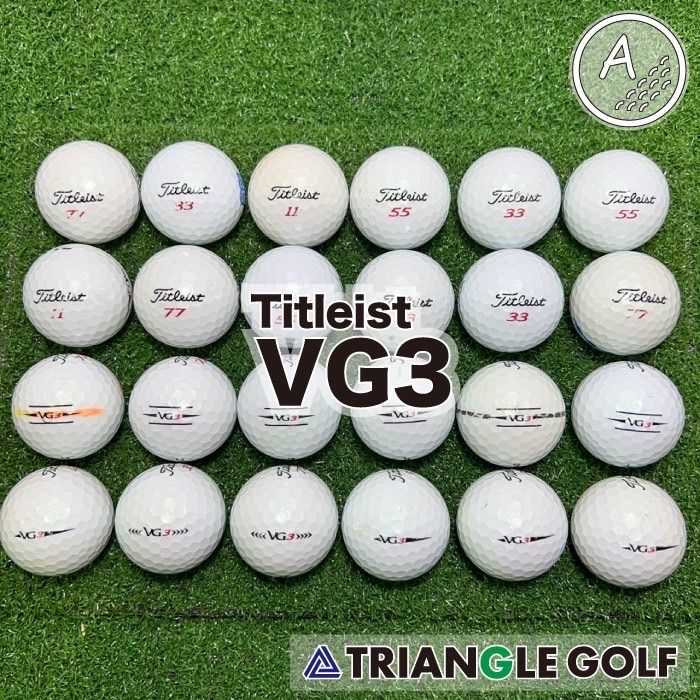 Titleist VG3 白 年式混合 ロストボール 24球 物品 - その他