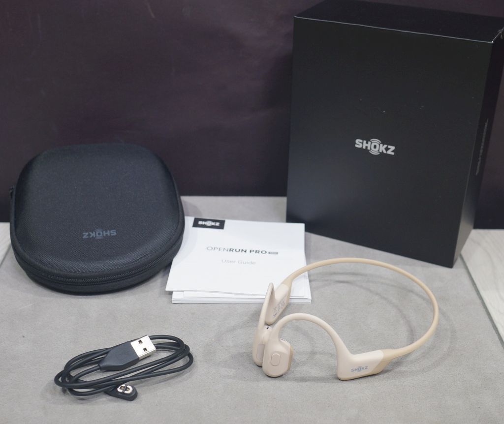 Shokz 骨伝導オープンイヤーヘッドフォン OpenRun Pro S810 ベージュ